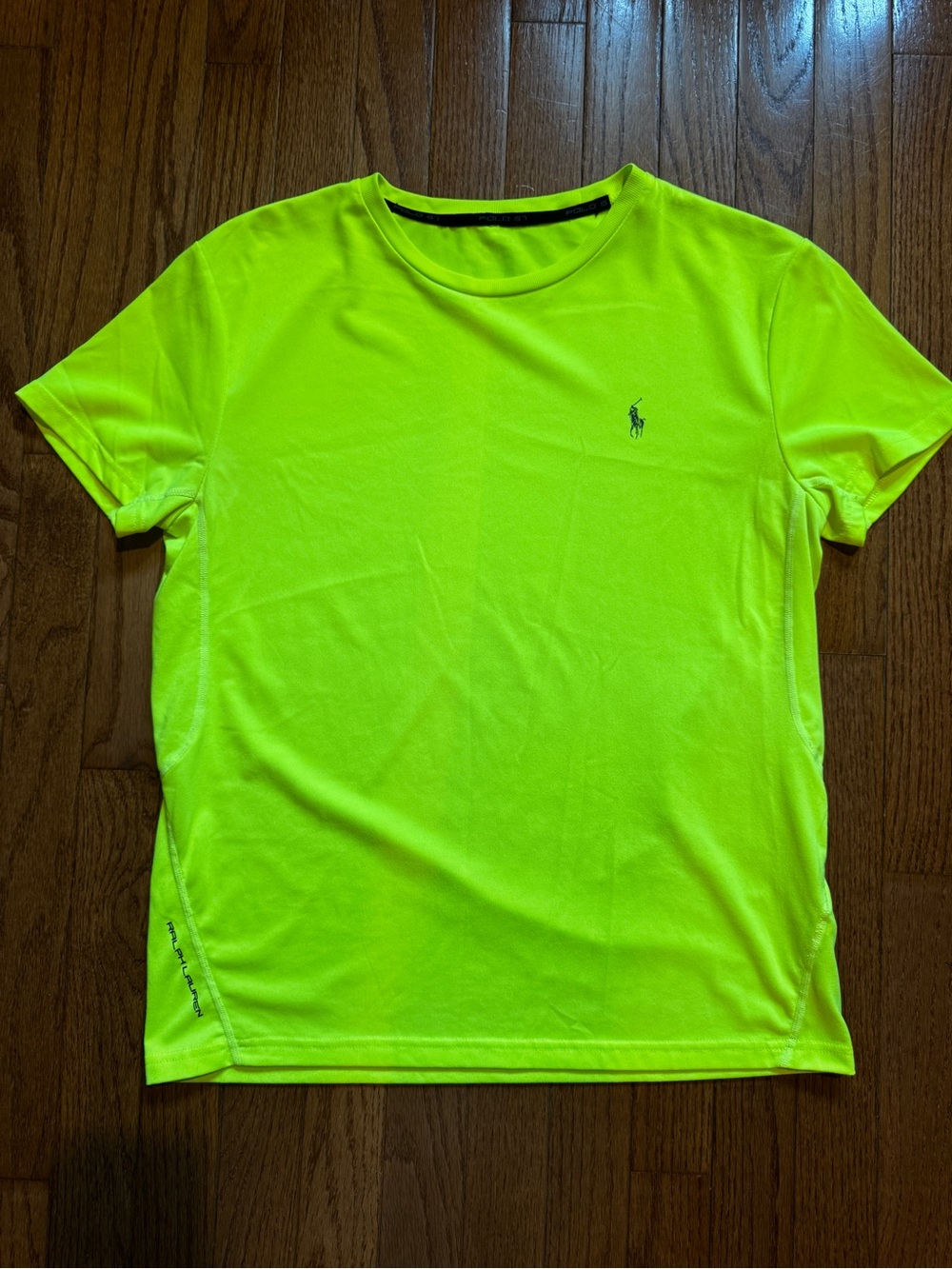 Polo by Ralph Lauren Neon Yellow Crewneck Tee